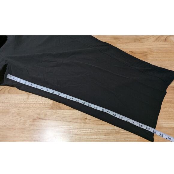 MTA Sport Crop Pants Womens Plus SZ 3X Black Drawstring Elastic Waist Wide Leg - Picture 3 of 15